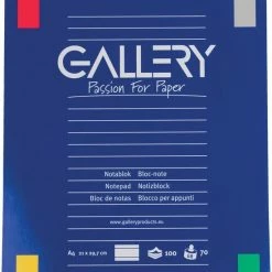 Beste recensies van 🔔 Gallery Schrijfblok, Ft A4, Gelijnd, Blok Van 100 Vel 😉