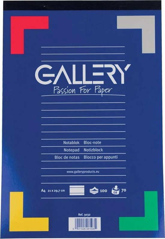 Beste recensies van π Gallery Schrijfblok, Ft A4, Gelijnd, Blok Van 100 Vel π 1 Beste recensies van π Gallery Schrijfblok, Ft A4, Gelijnd, Blok Van 100 Vel π