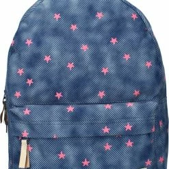 Promo 👏 Milky Kiss Rise And Shine - Rugzak - Schooltas Meisje - Blauw - Sterretjes 🧨
