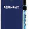 Uitgang 👏 Correctbook Original Pocket Midnight Blue - Uitwisbaar / Whiteboard Notitieboek ❤️