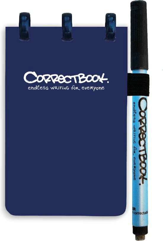 Uitgang 👏 Correctbook Original Pocket Midnight Blue - Uitwisbaar / Whiteboard Notitieboek ❤️ 1 Uitgang 👏 Correctbook Original Pocket Midnight Blue - Uitwisbaar / Whiteboard Notitieboek ❤️