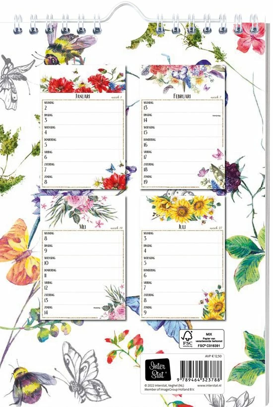 Begroting π Interstat Botanical - Weekkalender - 2023 π€© 2 Begroting π Interstat Botanical - Weekkalender - 2023 π€© - Afbeelding 2