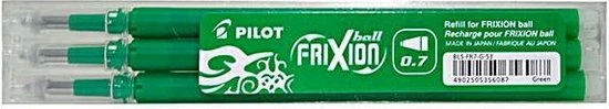 Beste Pirce ๐ Pilot Vullingen - Frixion Ball En Frixion Click - Groen - 0.7mm - 3 Stuks ๐ 3 Beste Pirce ๐ Pilot Vullingen - Frixion Ball En Frixion Click - Groen - 0.7mm - 3 Stuks ๐ - Afbeelding 3